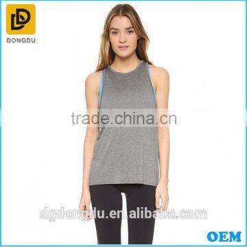 2016 Custom New Fashion Girls Sports Yoga Plain Crop Tops photo-3