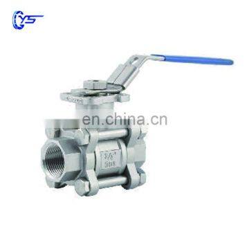 high quality stainless steel ball valve