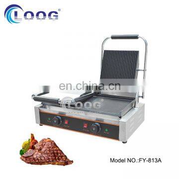 CE Hot Electric Sandwich grill Electric Flat Grill Stainless steel kitchen equipment electric cast iron griddle