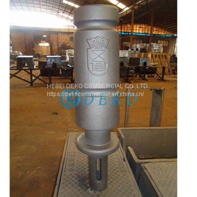 Cast bollard DIA160,height 700mm    Ductile Iron Bollard    Cast Iron Bollard