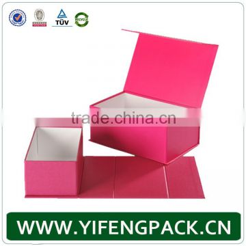 fancy pink box packaging paper box