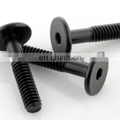 mild steel hex socket flat head furniture screw