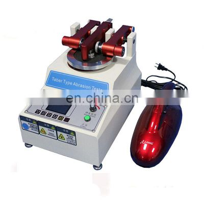 Laboratory taber test leather wear resistance wear ability testing  Automatic Taber Wear Abrasion Tester