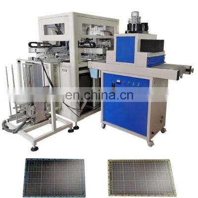 Full Auto 1 Single Color Flat Pvc Film Panel Plate Machinery Silk Screen Printing Machine photo-2