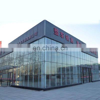 Commercial building aluminum curtain wall system spider curtain wall