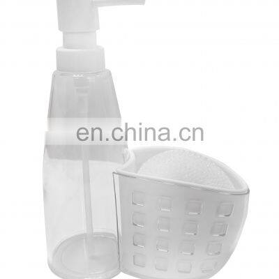 Kitchen Plastic Soap Dispensers with Brush