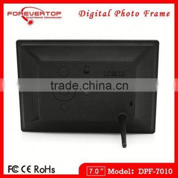 2016 China Factory Price 7 Inch Digital Wooden Photo Frames Picuture Frames
