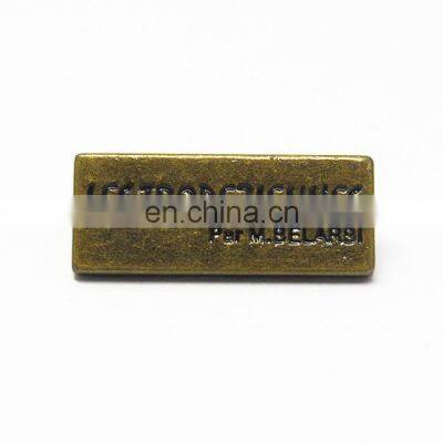 Manufacture3D Metal Bag Label Bag Logo Labels Custom Handbag Label photo-2