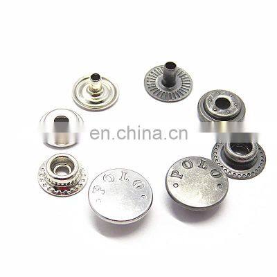 12.5mm Custom Brass Logo Factory Button photo-4