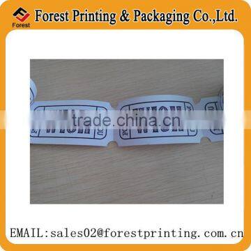 Raffle ticket for gift,180g wood free paper raffle ticket printing