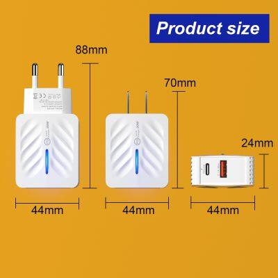 EU US Plug Mobile Phone Charger PD Charger Phone Charger Adapter for Smartphone for Iphone photo-5