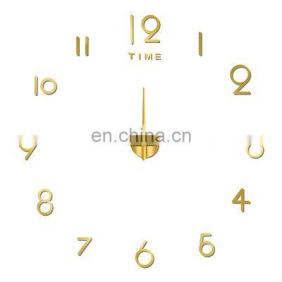 Modern Home Decoration 3D Reloj De Pared Decorativos Simple DIY Art Acrylic Digital Wall Clock for Home Decor Wall Decoration photo-3
