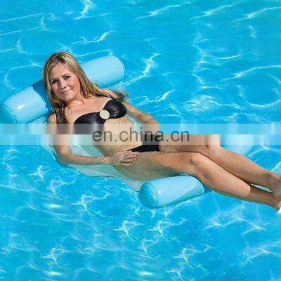 Hammock Inflatable Rafts Swimming Pool Air Lightweight Floating Chair Portable Floating Hammock Pool Float