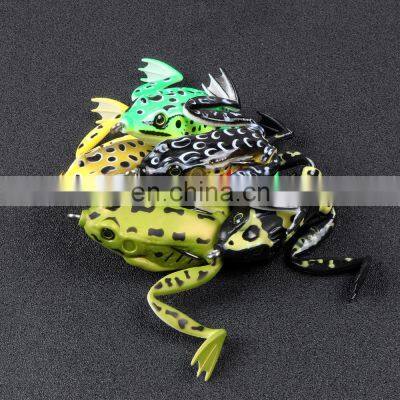 JOHNCOO Hot Sale Soft Snakehead Frog Lures Set Fishing Lures photo-4
