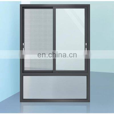 aluminium sliding window price balcony residential double glazed aluminum slide windows resistant