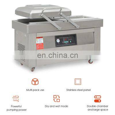 10Kg Package Rice Air Fill Vertical Big Bag Sweet Corn Single Chamber Desktop Vacuum Pack Machine For Seafood photo-4