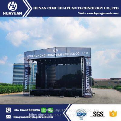 HUAYUAN ST315 Hydraulic Portable Events Stage Trailer photo-2