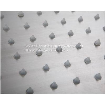 LED Shower Head Polished Rain Showerhead in 304 Stainless Steel Size 30x30cm photo-5