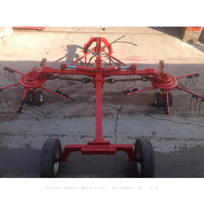 Rotary Finger Wheel Lawn Mower Hay Rake for Farm photo-4