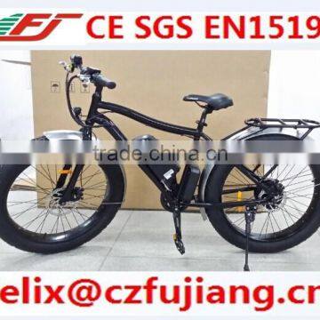 New 26"x 4.0 Fat Tire Electrc Bike Riding on the Beach Bike or on the Snow Aluminum Alloy Frame Li-ion Battery photo-4