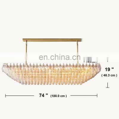 Exquisite Modern Luxury Diamond-Cylindrical Crystal Pendant Chandelier for Living Dining Room Kitchen Island Foyer Bedroom