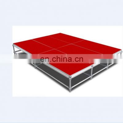 Customized stage podium easy install aluminum frame height adjustable stage/podium concert stage platform