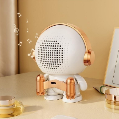 New Smart Space Robot Mini Size Sound V5.0 Box Portable Stereo Speaker AI Interactive Toys Audio Bluetooth Speakers For Gift