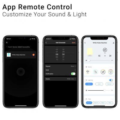 Baby Sleep Night Light With White Noise for Smart Home , Built-in 34 Sleep Music to Help Sleep, Supporting APP and Voice Control photo-4