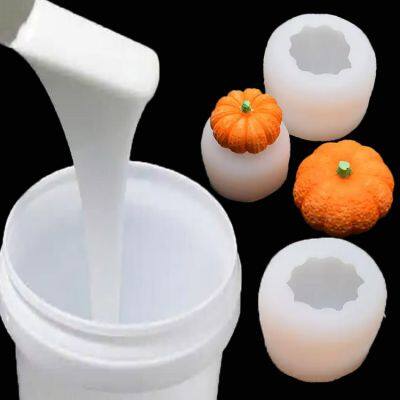Platinum curing Low Viscosity Silicone Rubber AB liquid 1:1 ratio translucence