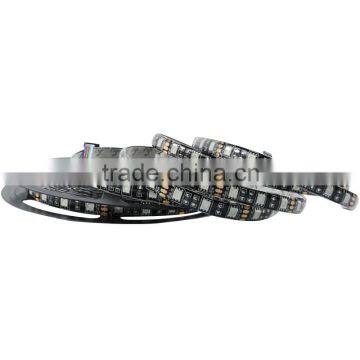 Black PCB 5050 RGB LED Strip Waterproof IP65 DC 12V flexible 60leds/m