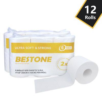 USA Wholesale Cheap Bamboo And Plant Drag Toilet Paper Rolls Soft And Absorbent