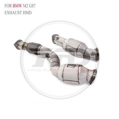 Exhaust Downpipe for BMW 530i G60/640i F06 N55/M760i G11 G12/M550i 750i 850i/M3 M4 F80 F82 Car Accessories Whatsapp+86 18946955156