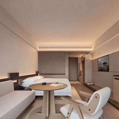 Гостиничная спальня в бизнес-стиле