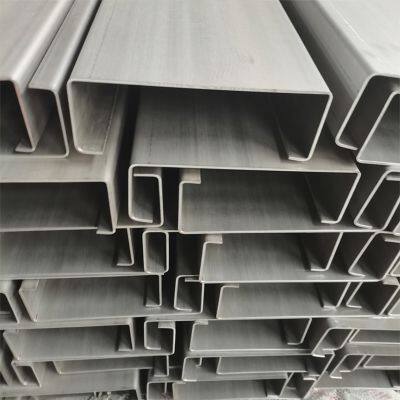 High Quality C Channel Roofing Steel Hot Rolled U Beam Steel Punching Galvanized Steel Welding Cutting Perforated C Channel