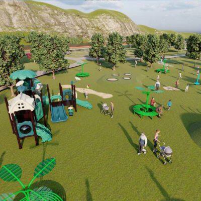 Large Outdoor Climbing Frame Combination Slide for Kindergartens, Children's Amusement Equipment, Community Rock Climbing Outdoor Plastic Toys photo-2