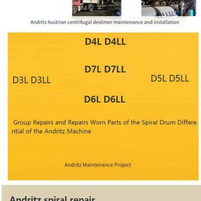 Overhaul and Parts Replacement of Old Equipment for Andritz Screw Components Horizontal Decanter Centrifuges in Hubei Coal Mines photo-4