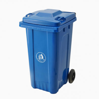 60L 120L Heavy-Duty Wheeled Garbage Bin With Lockable Lid For Outdoor Use photo-2