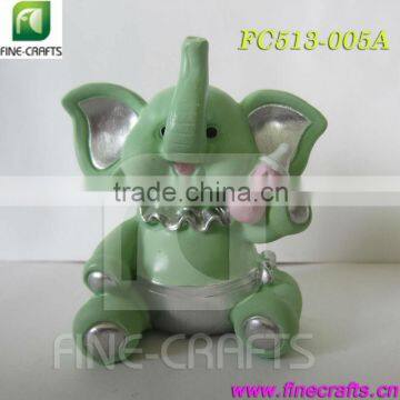 Polyresin elephant statue tabletop ornaments