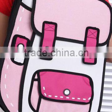 2d 3d Cartoon Bags School Backpack photo-2