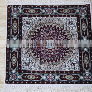 400lines silk tapestry wall carpet flower design decorative red and black carpet