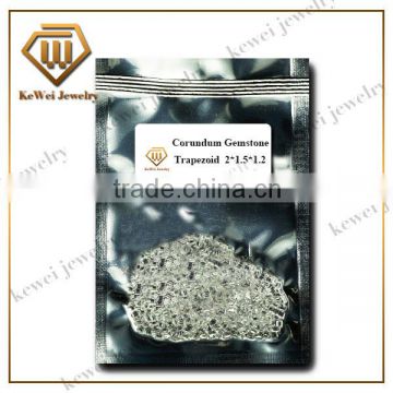 Machine cutting 12#white trapezoid 2mmX1.5mmX1mm corundum stone