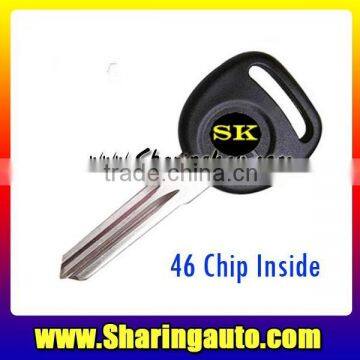 Best quality 46 Chip Transponder Key With Circle Plus For Chevrolet