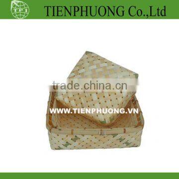 131660-3 weaving basket/tray/box for sales