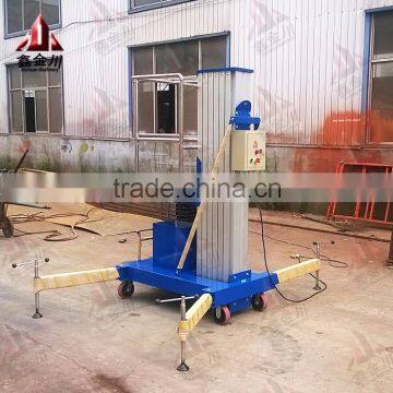 10m Single man lift/Aluminum alloy electric man lift/Hydraulic man lift