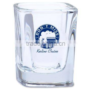 2oz shot glass square shaped