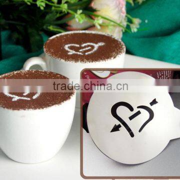 Metal Stainless Steel Coffee Stencil