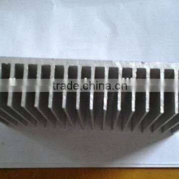 High quality rectangular extruded radiator aluminum heatsink (aluminum radiator fins, extruded aluminum heatsink)