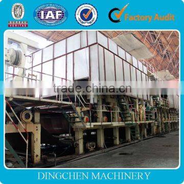 3200mm corrugated paper recycling plant used to make kraft paper, corrugated paper, fluting paper