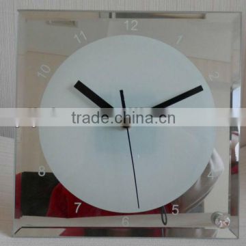 sublimation glass clock