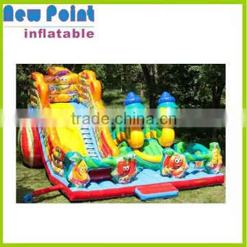 Giant inflatable amusement park with slides ,fun city for sale,fun city inflatables